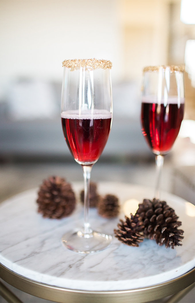 gold rimmed champagne glasses