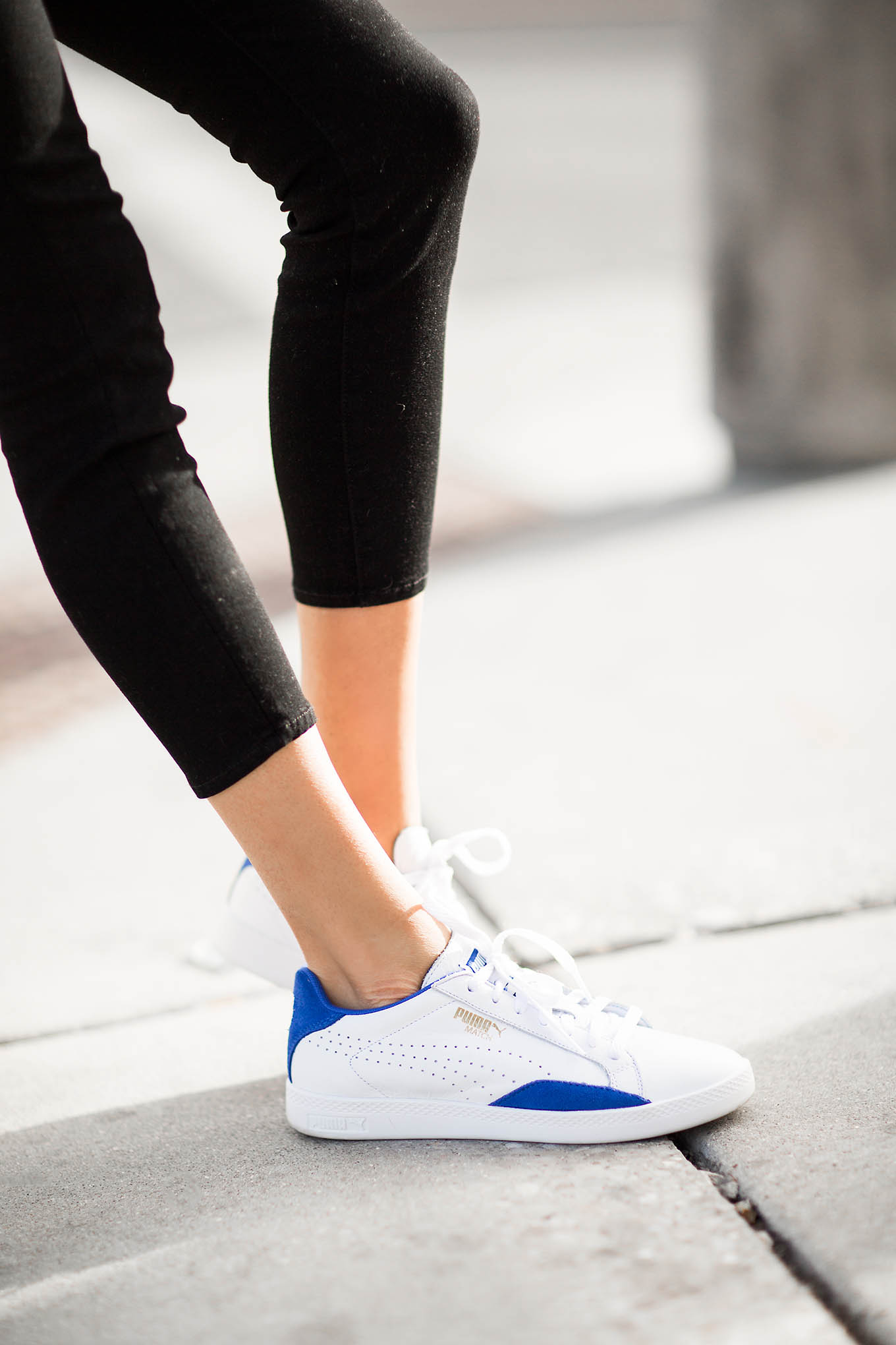 White sneakers