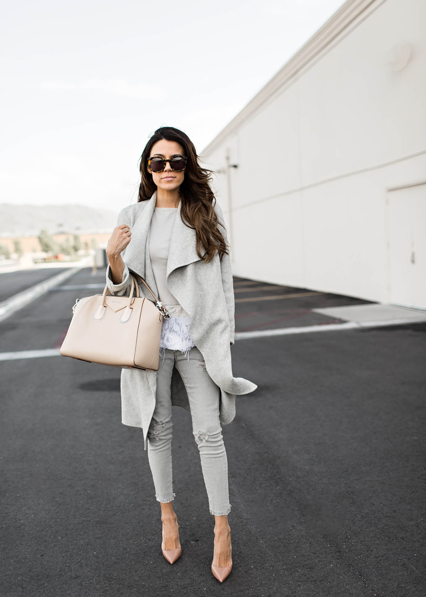 head to toe grey