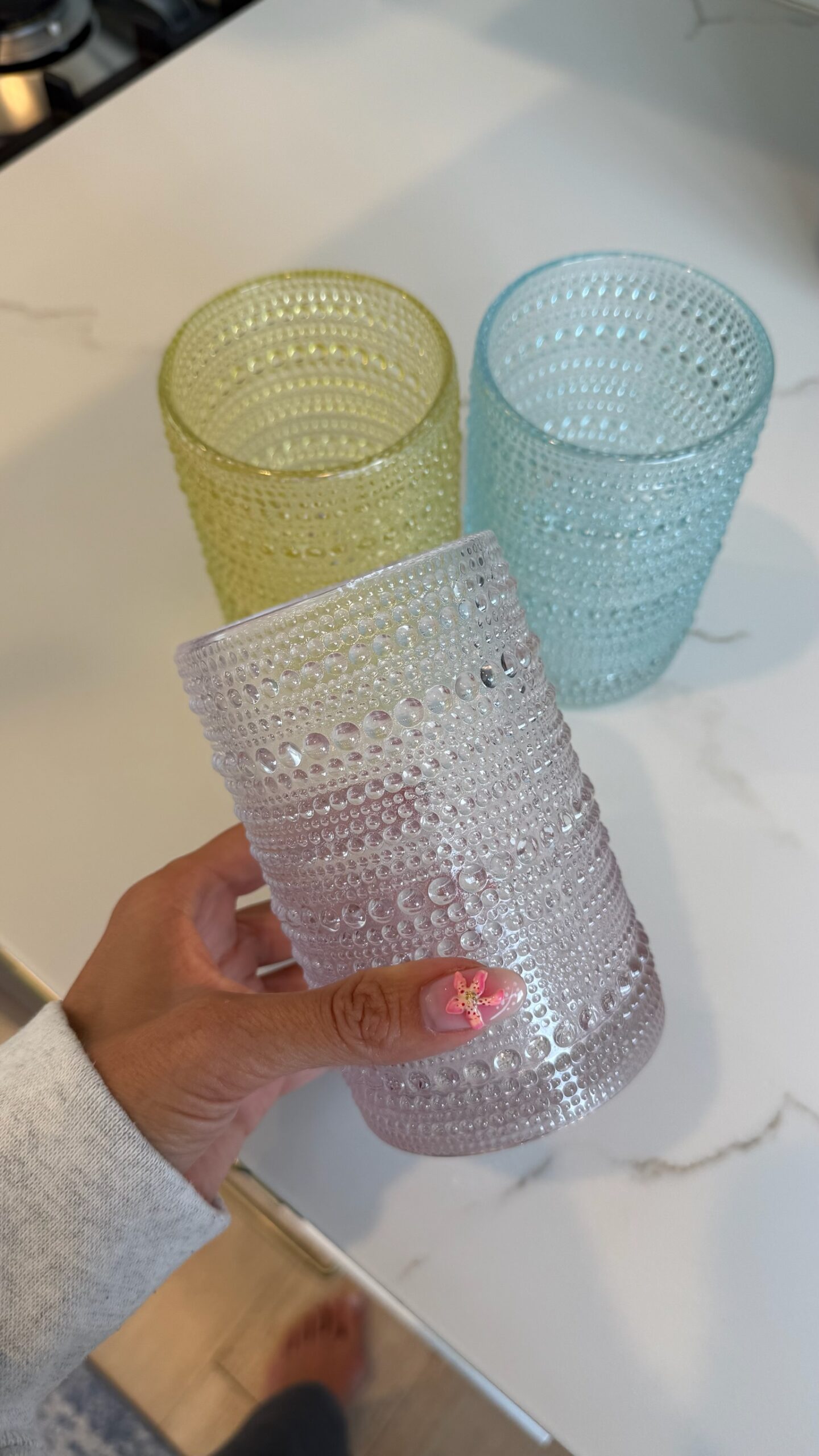 Christine Andrew home colorful tumber cups for the kitchen from Amazon