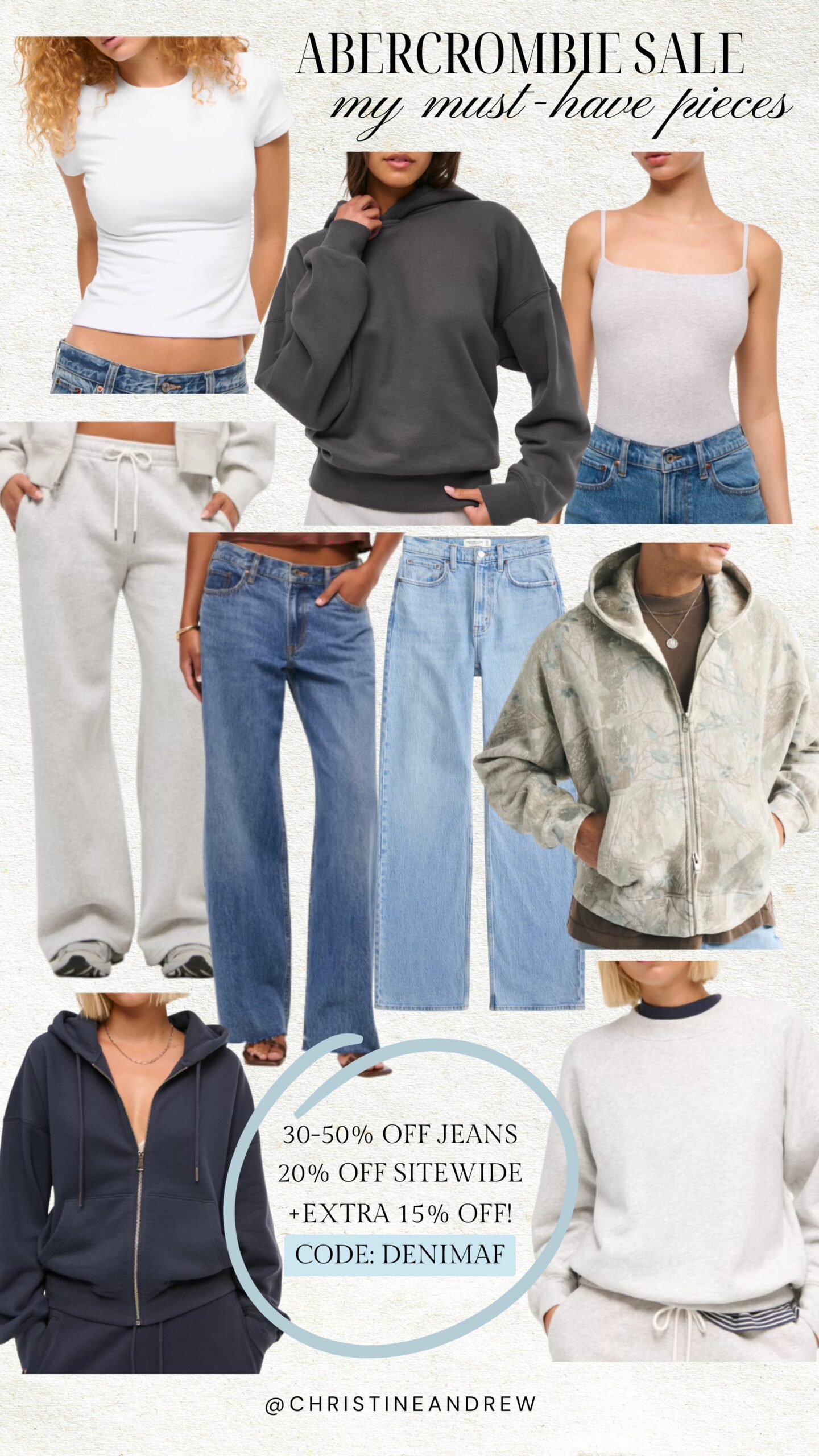 abercrombie denim back to school sale 
