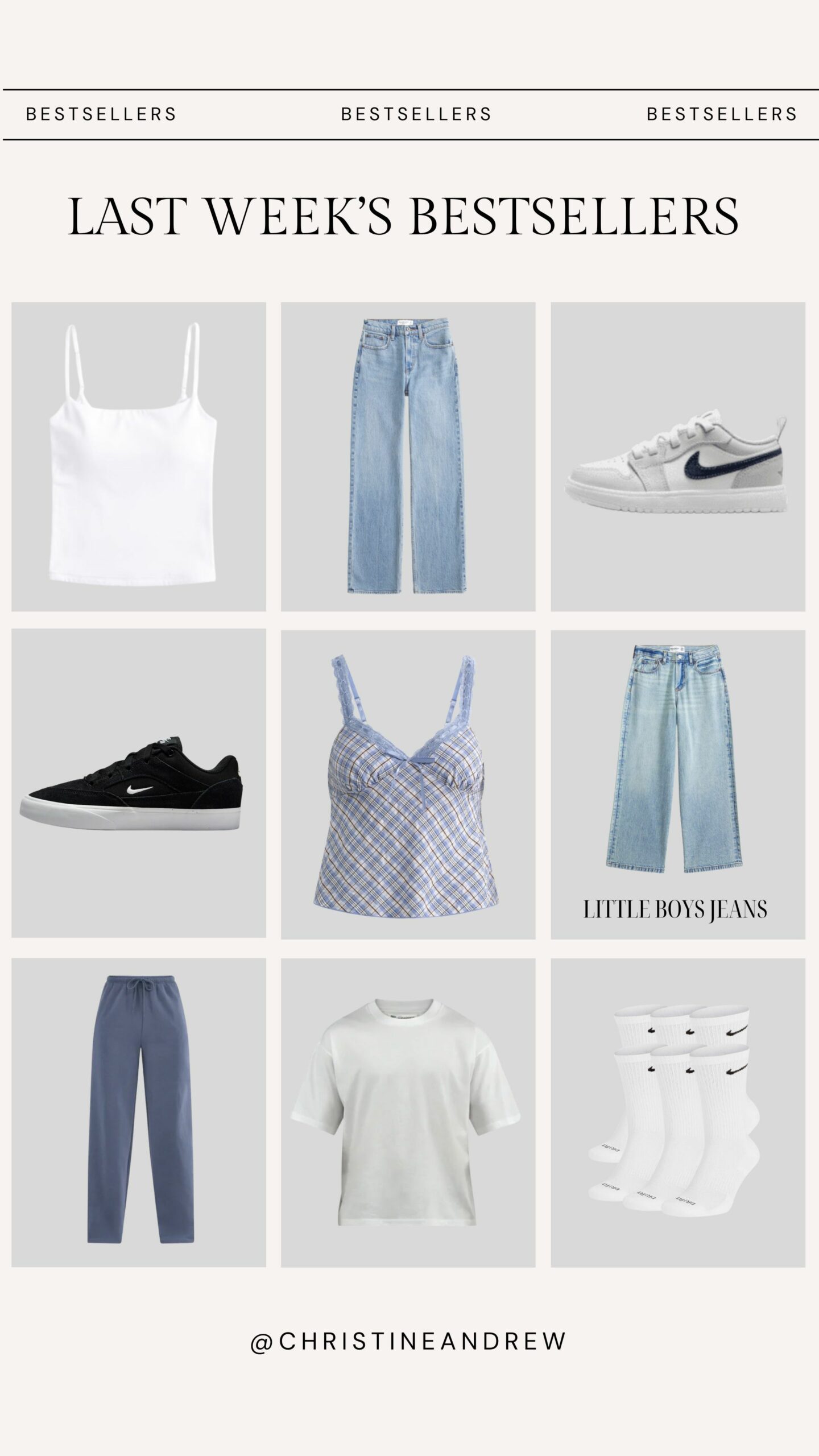 Christine Andrew weekly bestsellers mid august